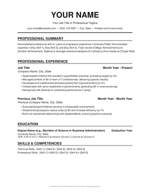 Classic Resume