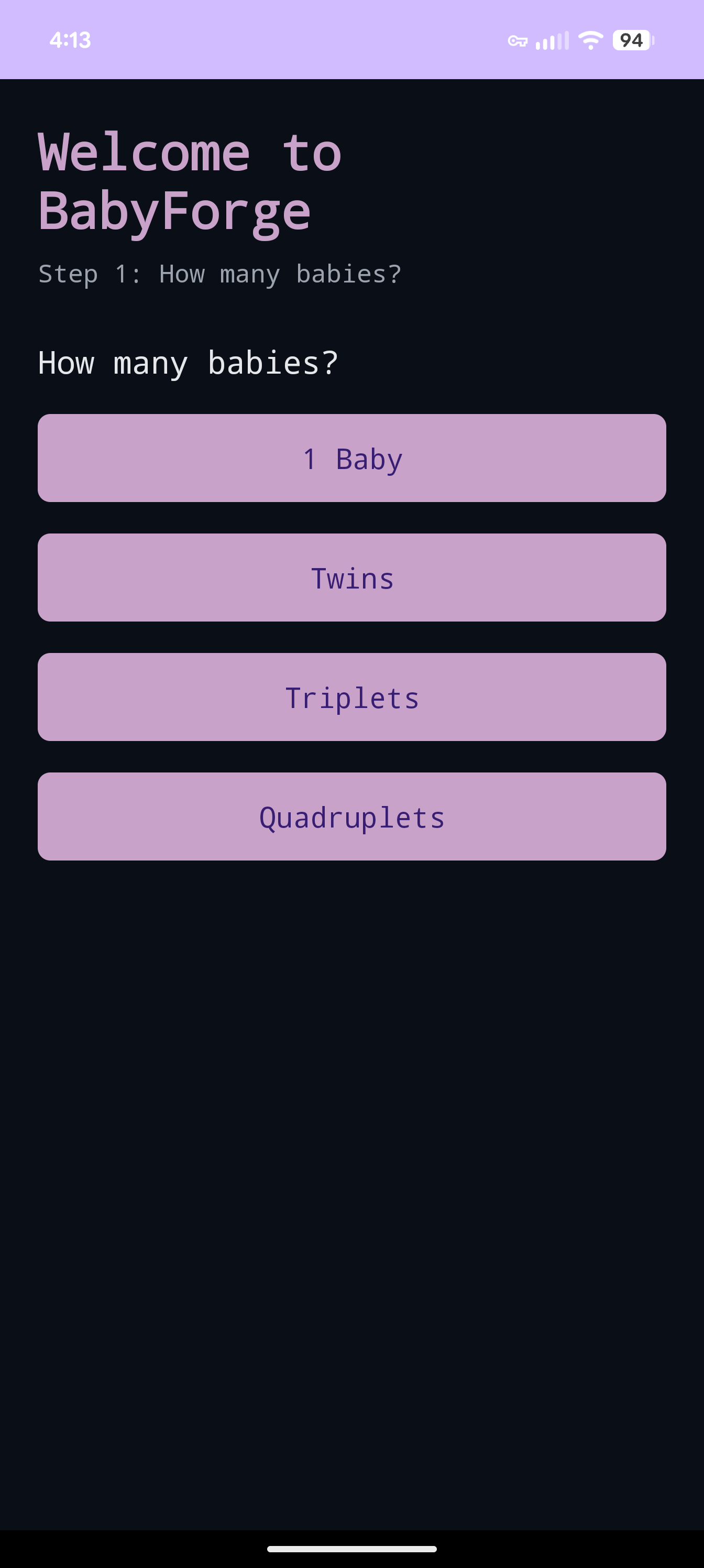 BabyForge - Baby Tracking Dashboard